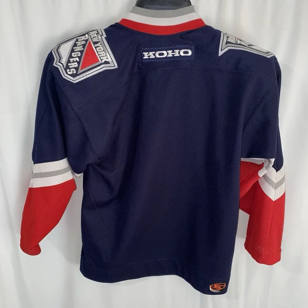 Vtg Koho New York Rangers Lady Liberty Jersey Youth Kids Size S/M Small Medium